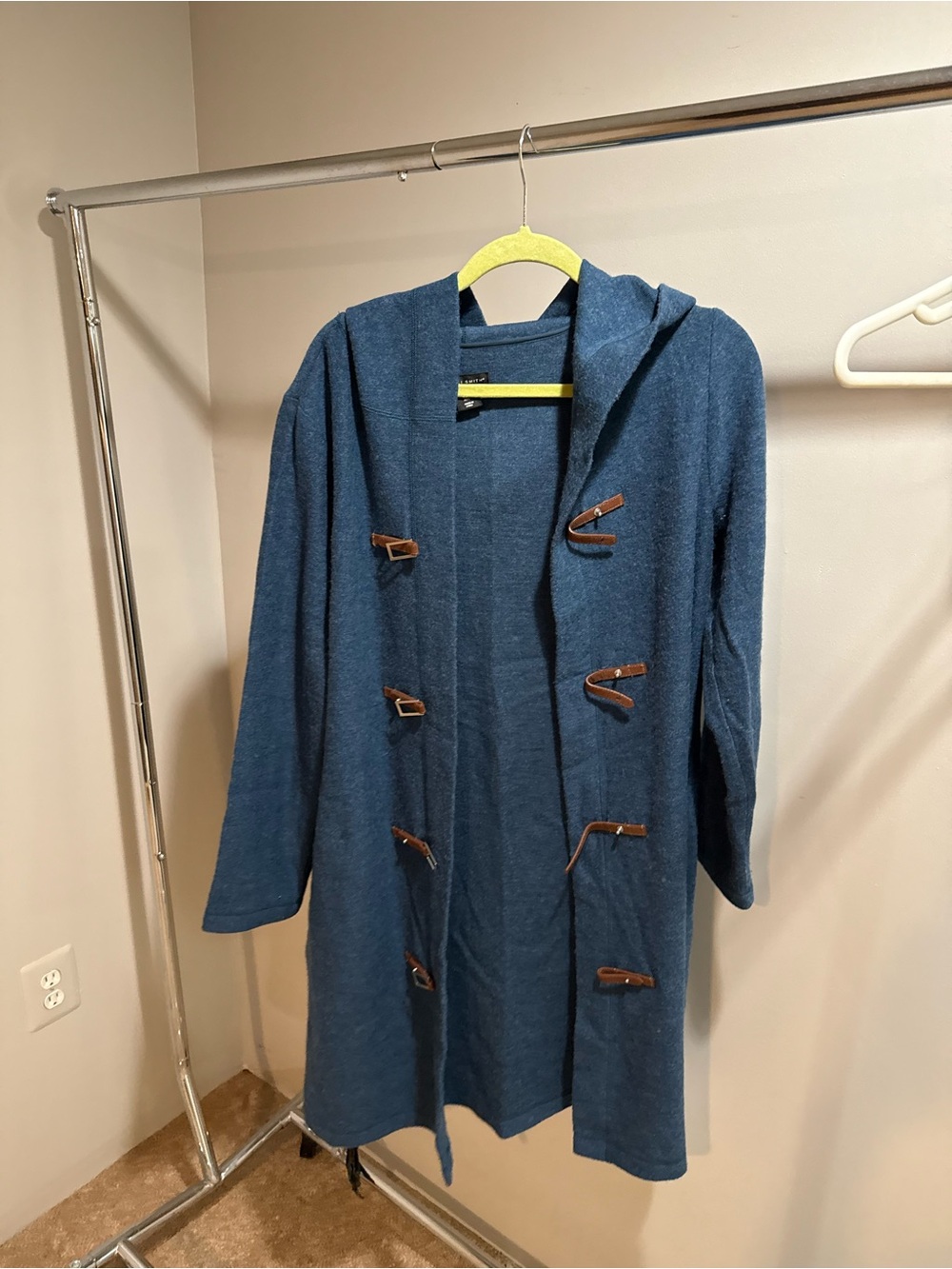 Women's Hooded Cardigan - Blue